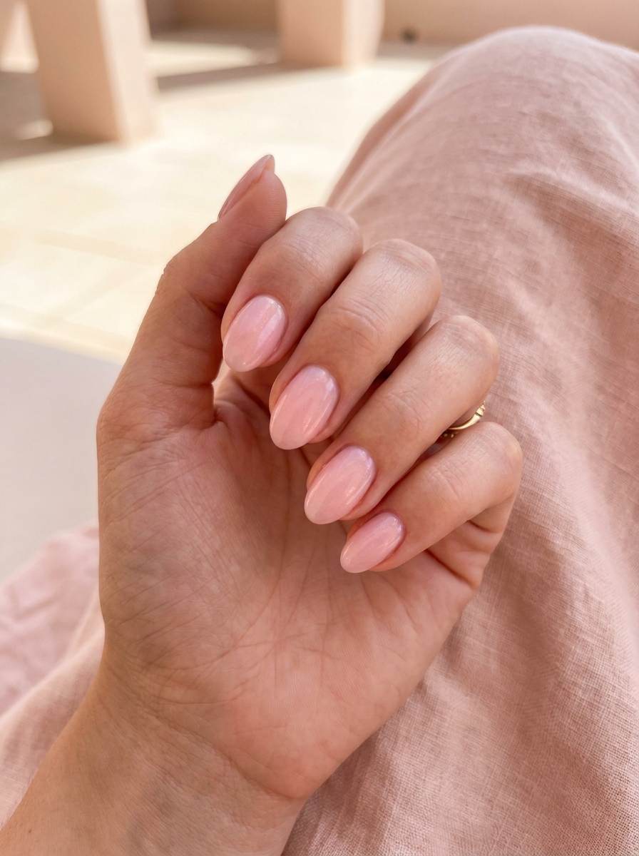 Soft Pink Glow Nails als Summer Nail Inspo Inspiration 2026
